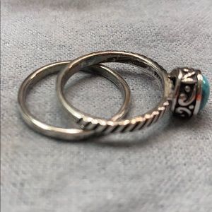 Sterling silver and turquoise ring